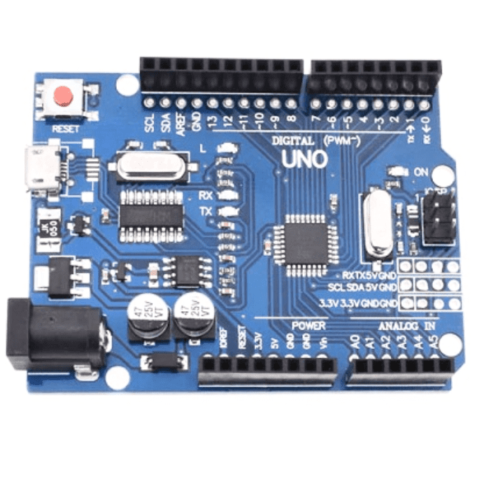 Arduino Uno R3 CH340G – Reliable Arduino Board with CH340G & Micro USB, ideal for beginners. -Arduino Boards -Robocraze