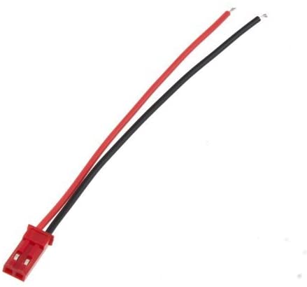 80mm JST 2 Pin Plug Wire (10 Pairs) – Secure JST connectors for power. -Electronic Components -Robocraze