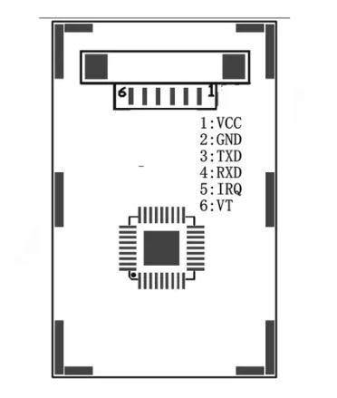 R300 Uart Interface Capacitive Fingerprint Module-Robocraze