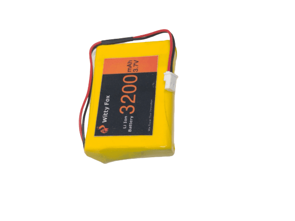 Witty Fox 3.7V 3200mAh Li-ion Battery – High-quality battery for electronics. -Lithium Battery -Robocraze