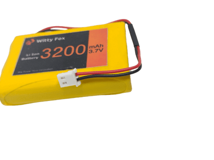Witty Fox 3.7V 3200mAh Li-Ion Battery-Robocraze
