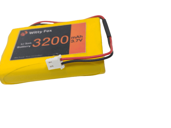 Witty Fox 3.7V 3200mAh Li-ion Battery – High-quality battery for electronics. -Lithium Battery -Robocraze