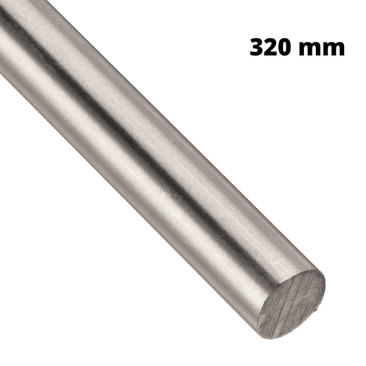 320mm Stainless Steel Rod with 8mm Diameter – Reliable 3D Printing Machine Parts for smooth motion.-Robocraze