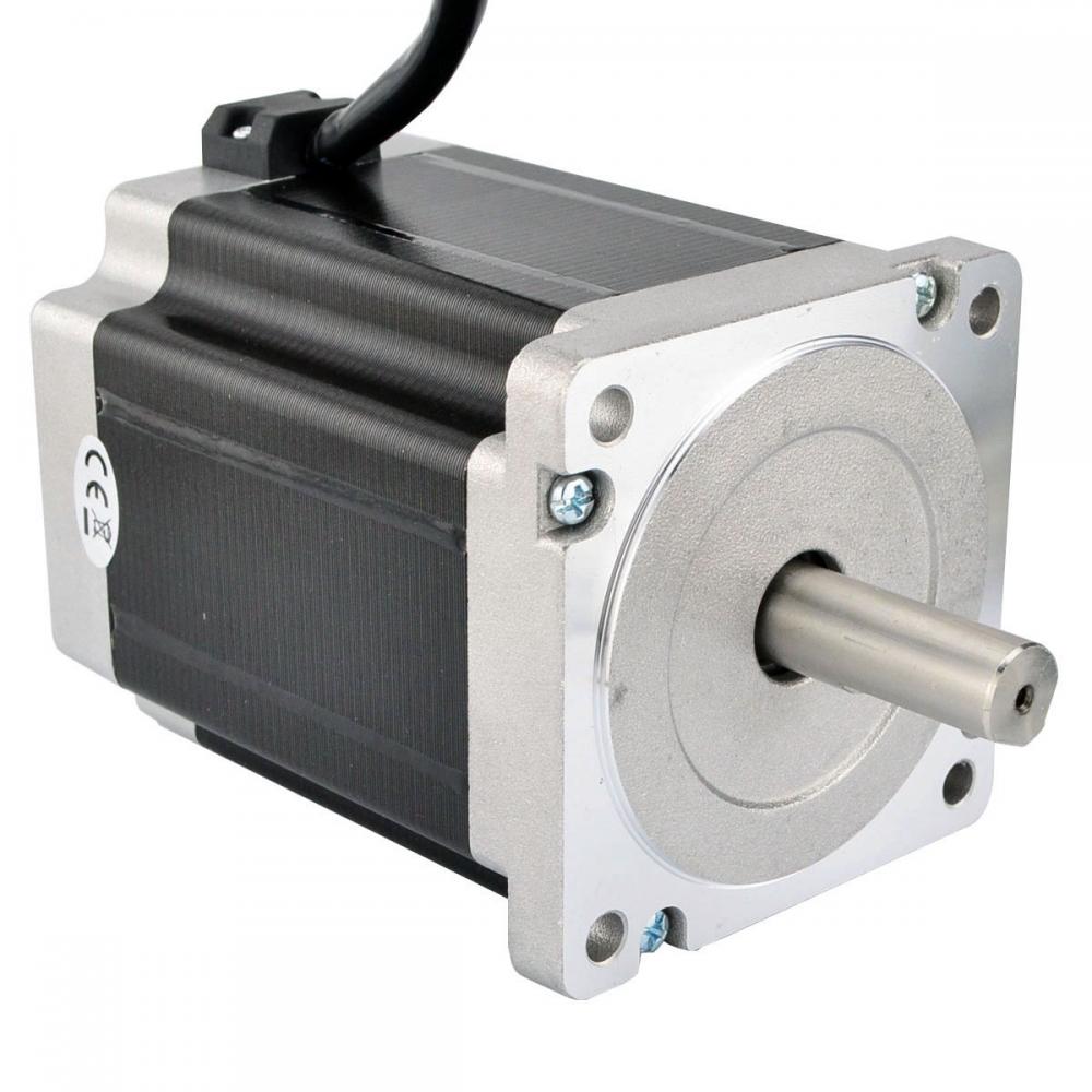 Dual Shaft NEMA 34 CNC Stepper Motor 34HS46-5004D (8.5NM-5A)-Robocraze