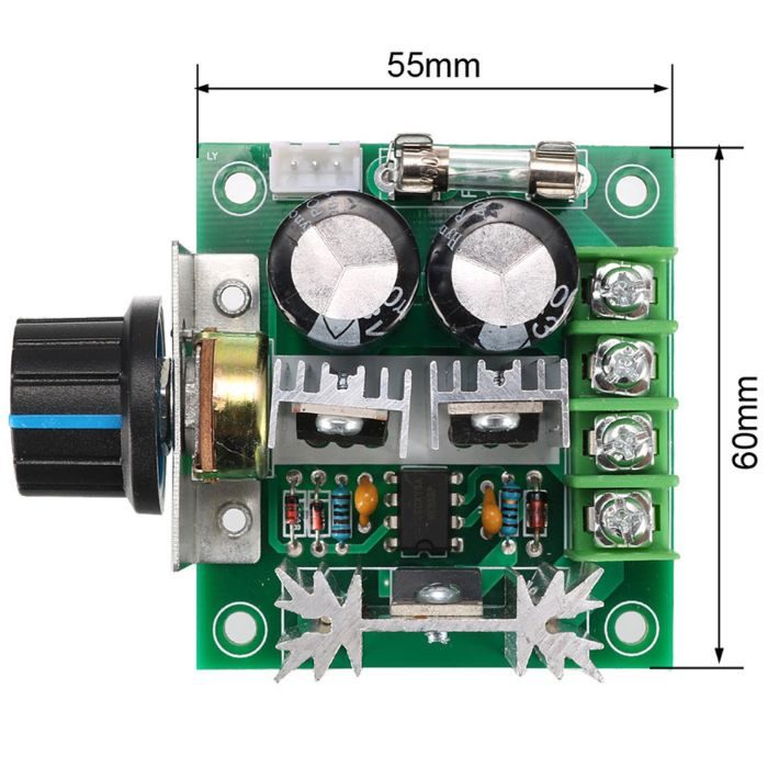 12V 10A PWM DC Motor Speed Controller