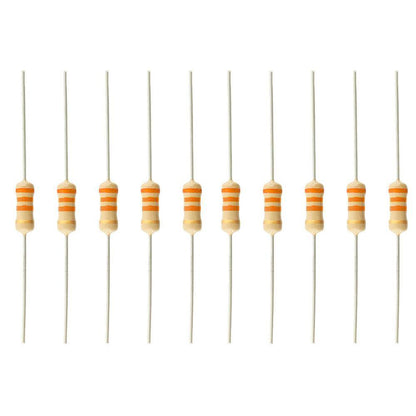 33k Ohm Resistor - (Pack of 10)-Robocraze