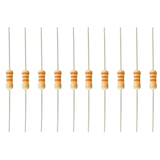 33k Ohm Resistor (10PC) – Biasing & current-limiting resistors. -Basic Components -Robocraze