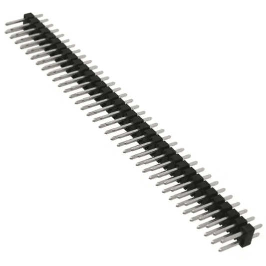 40x2 Pin 2.54mm Pitch Male Berg Strip – Durable connector for PCB applications. Electronic Components - Robocraze