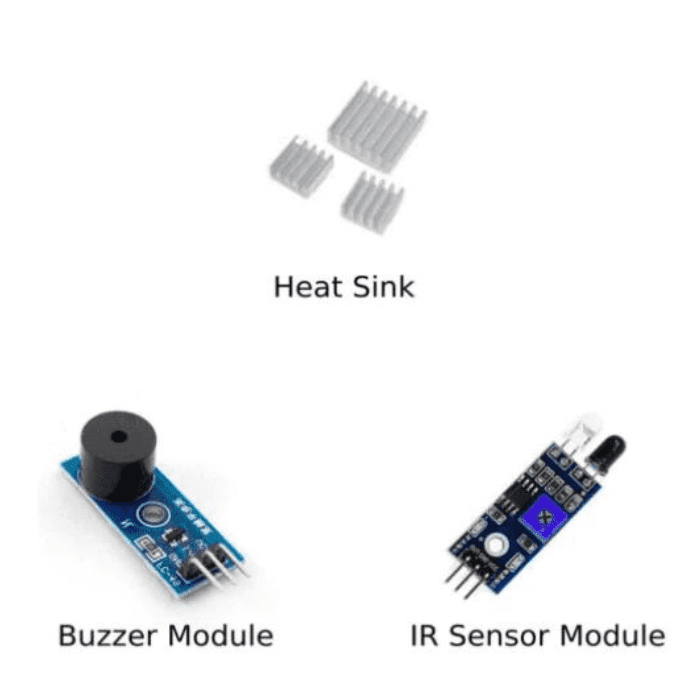 Raspberry Pi4 Model B 2GB Ultimate Kit – Budget-friendly Pi4 2GB kit with sensors -Robocraze