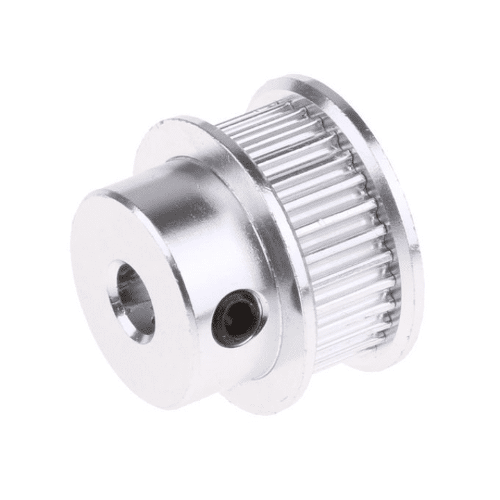 GT2 30-teeth 8mm bore pulley for smooth 3D printer motion -3D Printer Pulley -Robocraze