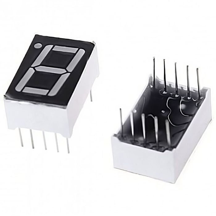 7-Segment LED Display (Common Anode) – For electronic circuits. -LED Display -Robocraze