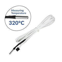 HT-NTC100K thermistor temperature sensor 2M for accurate 3D printer readings -Robocraze
