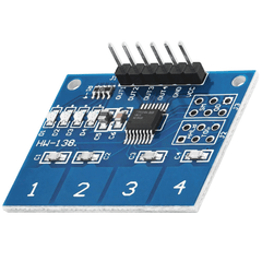TTP224 4-Channel Capacitive Touch Sensor – 4-channel touch sensor for automation projects.-Touch Sensor -Robocraze