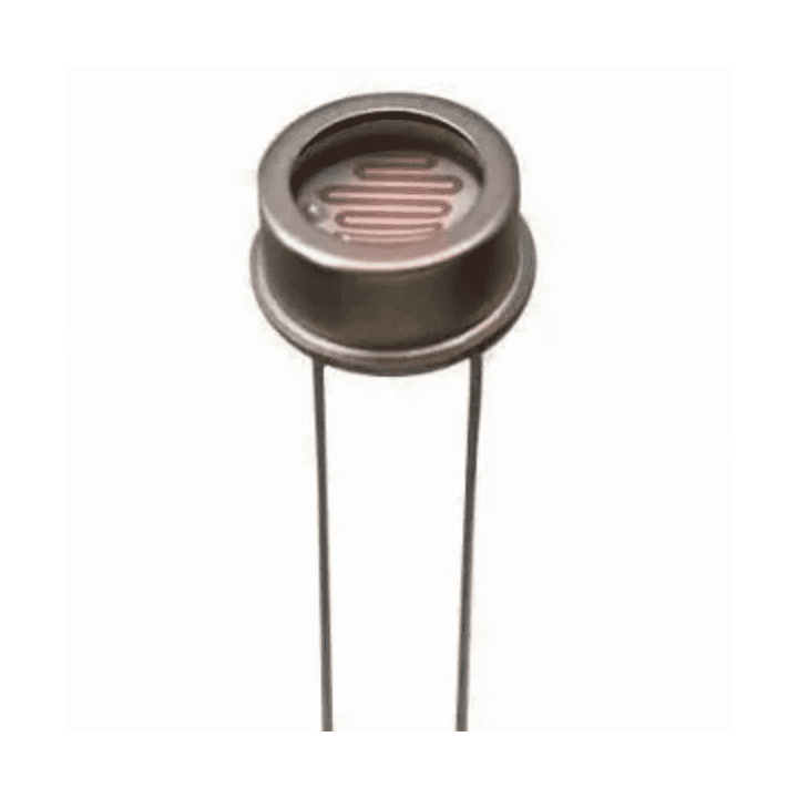LDR 5mm Metal Housing (Pack of 5) - Light-sensitive LDR sensors for automation. -LDR Sensor -Robocraze