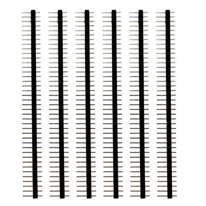 40x1 Pin 2.54mm Single Row Straight Male Pin Header Strip (Pack of 50)-Robocraze
