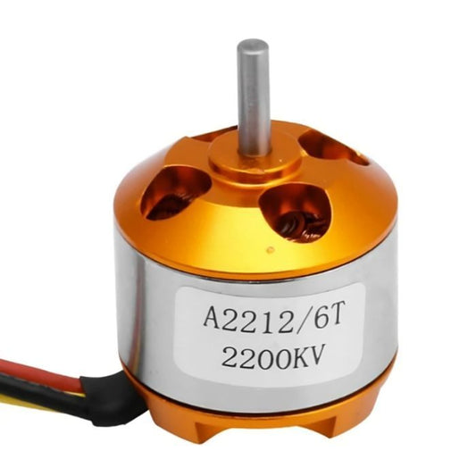 A2212 2200KV Brushless Outrunner Motor – High-speed motor for FPV drones. -DIY Drone Parts -Robocraze