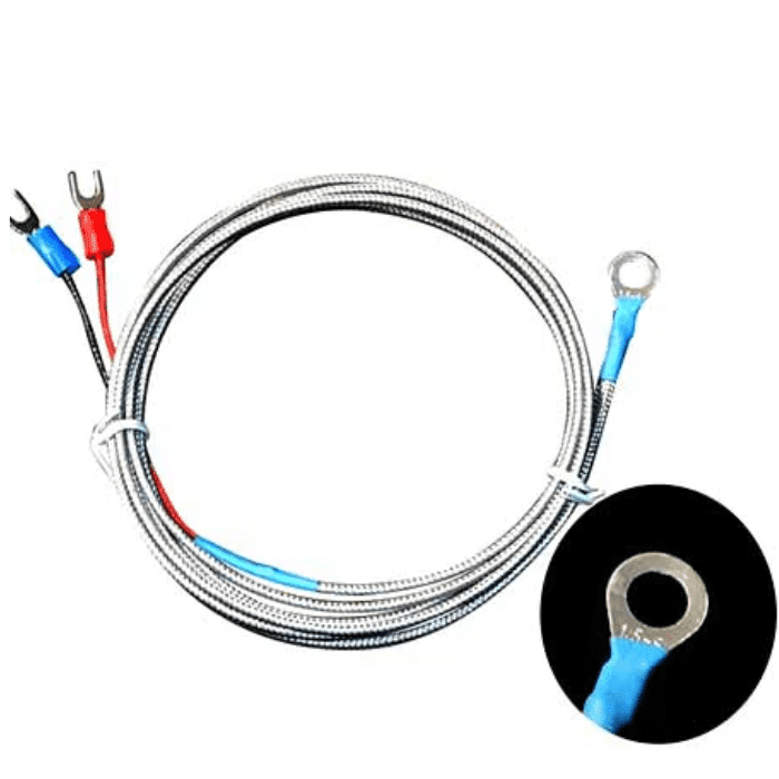 K Type Patch Surface Thermocouple Probe (1M) – Precision temperature monitoring. -Robocraze