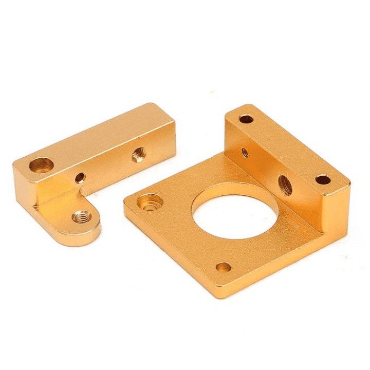 MK8 short handle right aluminum alloy extruder block -Extruder Assembly -Robocraze