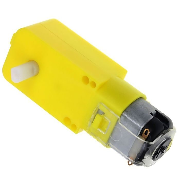 300 RPM Straight Single Shaft BO Gear Motor, ideal for battery-operated vehicles – Robot Motors - Robocraze