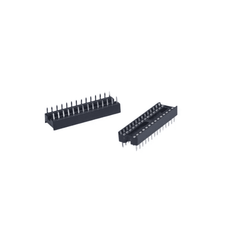 28 Pin Narrow IC Base (Pack of 5) – High-quality 28-pin narrow IC socket for PCB integration. -Robocraze