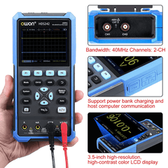 Owon HDS242 40MHz Digital Multimeter – High-speed DSO & multimeter for testing.-Digital Multimeter -Robocraze