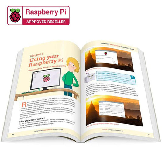 Raspberry Pi Official Beginner's Guide – Informative Raspberry Pi Accessories to help users get started. -Robocraze