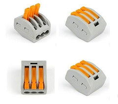4 Pin Push-in Connector – Secure push-in connector for electrical wiring. Electronic Components - Robocraze