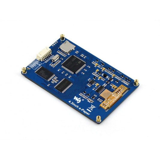 4.3" Serial Interface Electronic Paper Display – Energy-efficient e-paper screen. -E-Ink Display -Robocraze