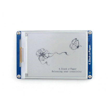 4.3in Serial Interface Electronic Paper Display-Robocraze