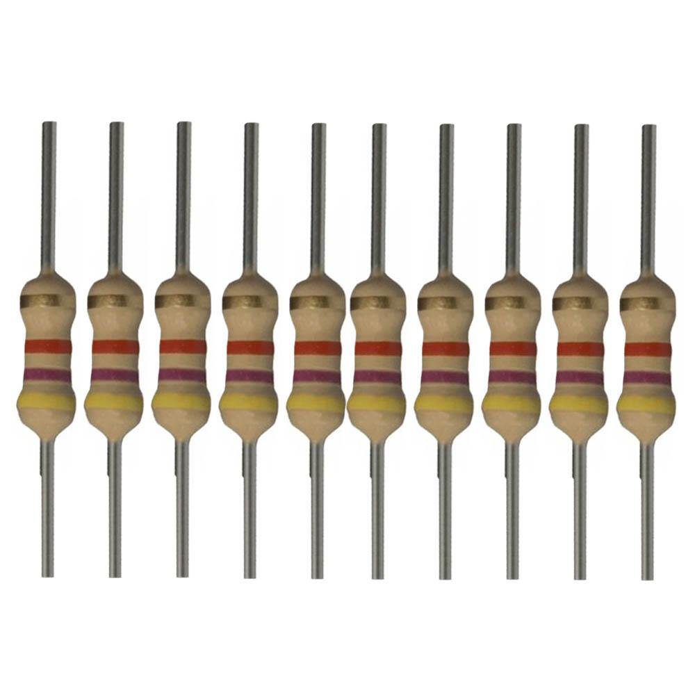 4.7k Ohm Resistor (10PC) – Analog & signal processing resistors. -Basic Components -Robocraze