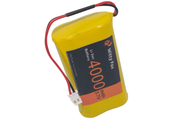 Witty Fox 3.7V 4000mAh Li-Ion Battery-Robocraze