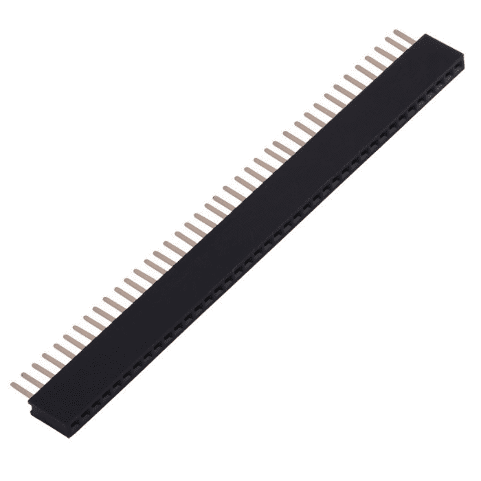 40x1 Female Berg Strip – Reliable female header for PCBs. Electronic Components - Robocraze