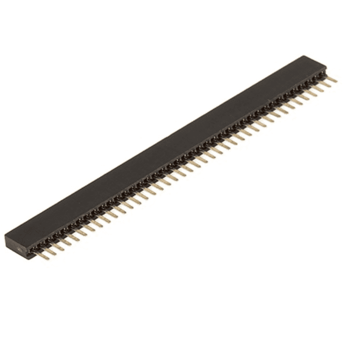 40x1 Female Berg Strip – Reliable female header for PCBs. Electronic Components - Robocraze