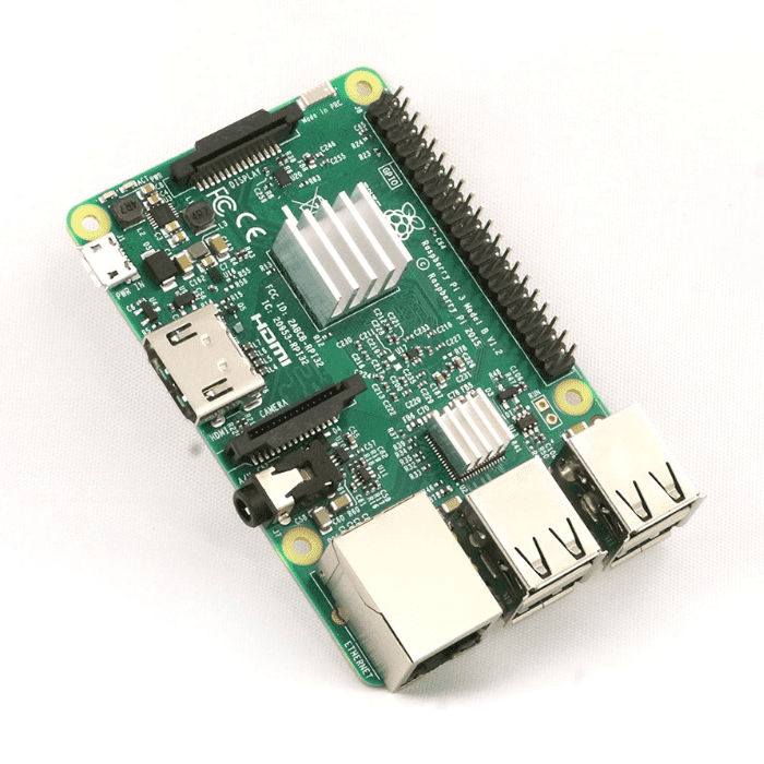 3 in 1 Raspberry Pi Aluminium Heat Sink Pi 3 – Efficient heat sink for Raspberry Pi 3 -Electronic Components - Robocraze