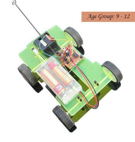 DIY Mini Battery Powered 4 Wheel Drive Car-Robocraze