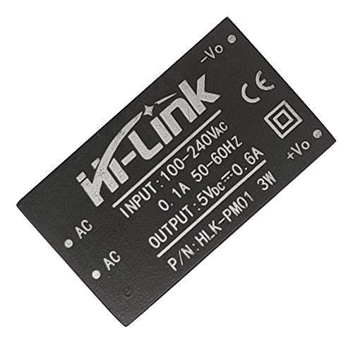 Hi-Link 5V 0.6A AC-DC Power Converter – Efficient power module for electronics. -Power Adapter -Robocraze