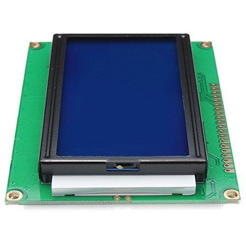 128x64 Graphic LCD - Blue Backlight – High-resolution 128x64 LCD for DIY electronics - LCD Display - Robocraze