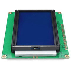 128x64 Graphic LCD - Blue Backlight – High-resolution 128x64 LCD for DIY electronics - LCD Display - Robocraze