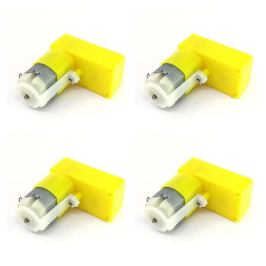 60 RPM L-Shaped Single Shaft BO Gear Motor, efficient for precise robotic movements – Robot Motors - Robocraze