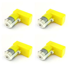 60 RPM L-Shaped Single Shaft BO Gear Motor, efficient for precise robotic movements – Robot Motors - Robocraze