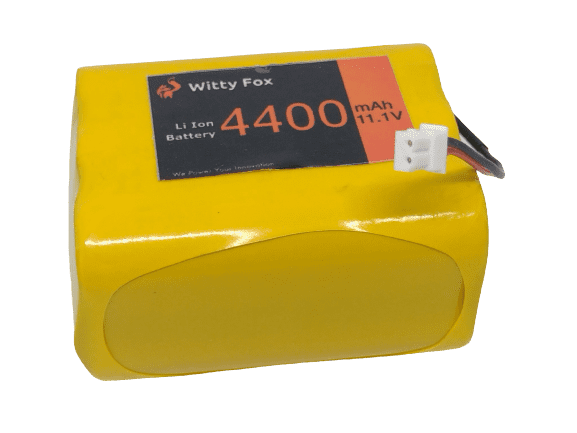Witty Fox 11.1V 4400mAh Li-ion Battery – Reliable battery for RC toys & drones. -Lithium Battery -Robocraze