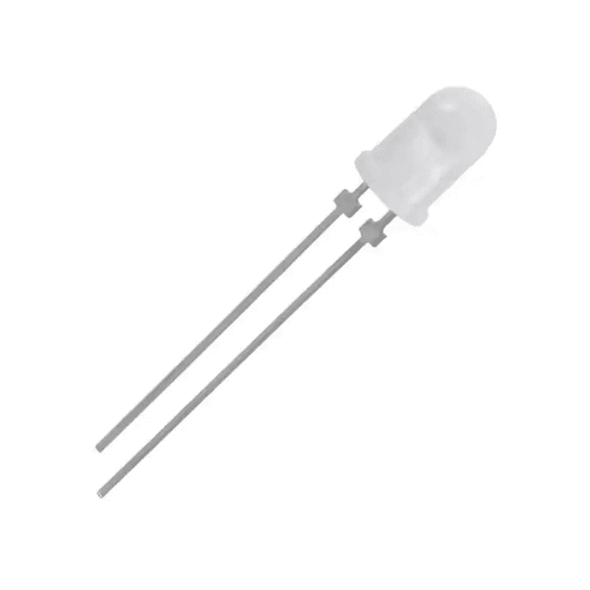 5mm White Blue LED (Pack of 10) – Cool white LED for projects & decorations - Electronic Components - Robocraze
