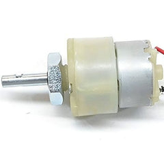 60 RPM DC Gear Motor, slow-speed motor with high torque for automation – Electric Motors - Robocraze