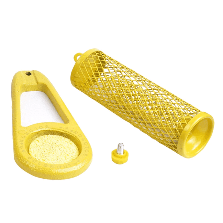 Soldron Iron Stand with Sponge – Stable stand for safety – soldering iron stand - Soldering Kit -Robocraze