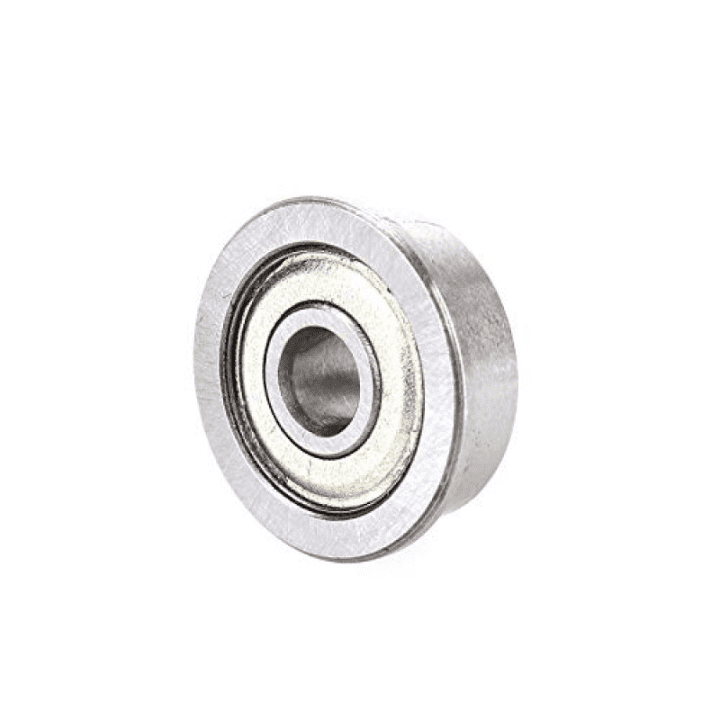 Universal Flange Ball Bearing 4x8x3mm Shielded Chrome Steel Bearings-Robocraze