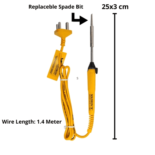 230V 25W Soldron Soldering Iron – Standard soldering iron - Soldering Kit - Robocraze