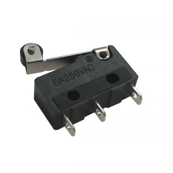 Micro limit switch with roller for RepRap Prusa CNC 3D printers 250VAC 5A -Robocraze
