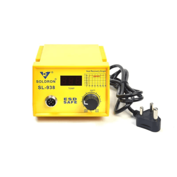 Soldron 938 Digital Soldering Station – Precision soldering station – soldering station - Soldering Kit -Robocraze