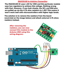 MAX30100 Pulse Oximeter Sensor – Heart rate & SpO2 sensor. -Heart Rate Sensor -Biomedical Sensor -Robocraze
