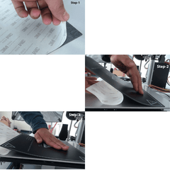 214x214mm Heat Bed Sticker Build Plate Tape – Durable 3D printer accessories for better adhesion. -Robocraze